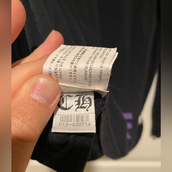 Rare Chrome Hearts Staff Long Sleeve Tee - Picture 5 of 10